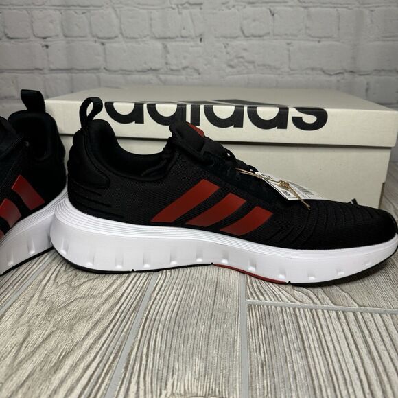 Adidas Swift Run 23 Running Shoes Men 11.5 Black IG4706 Bounce Course A Pied New main image 6